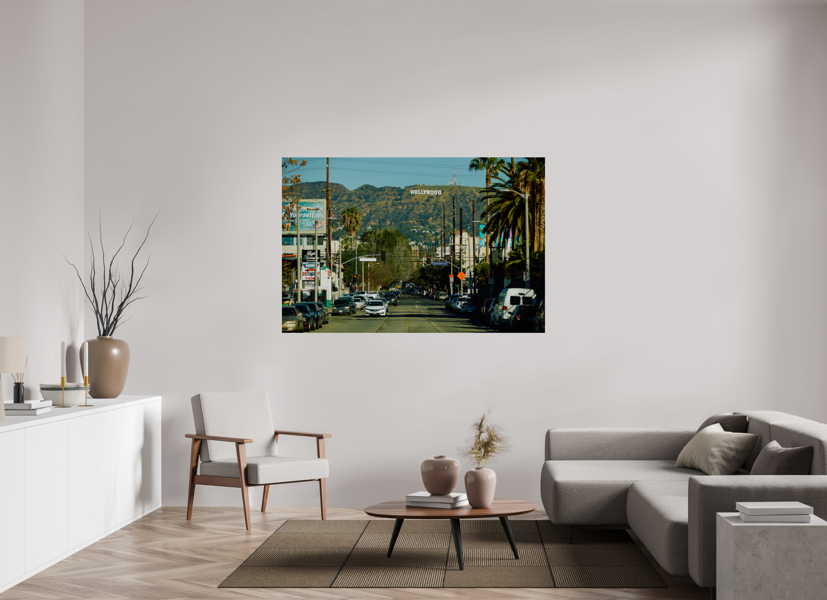 66 x 44″, Basic HOLLYWOOD