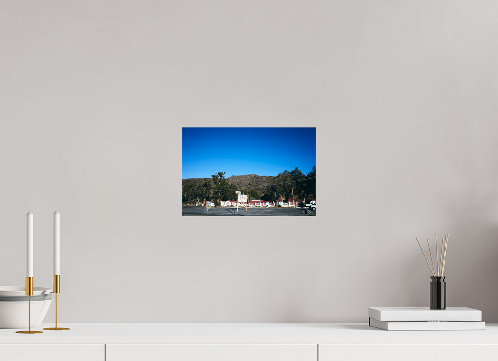 12 x 8″, Print Only topanga motel