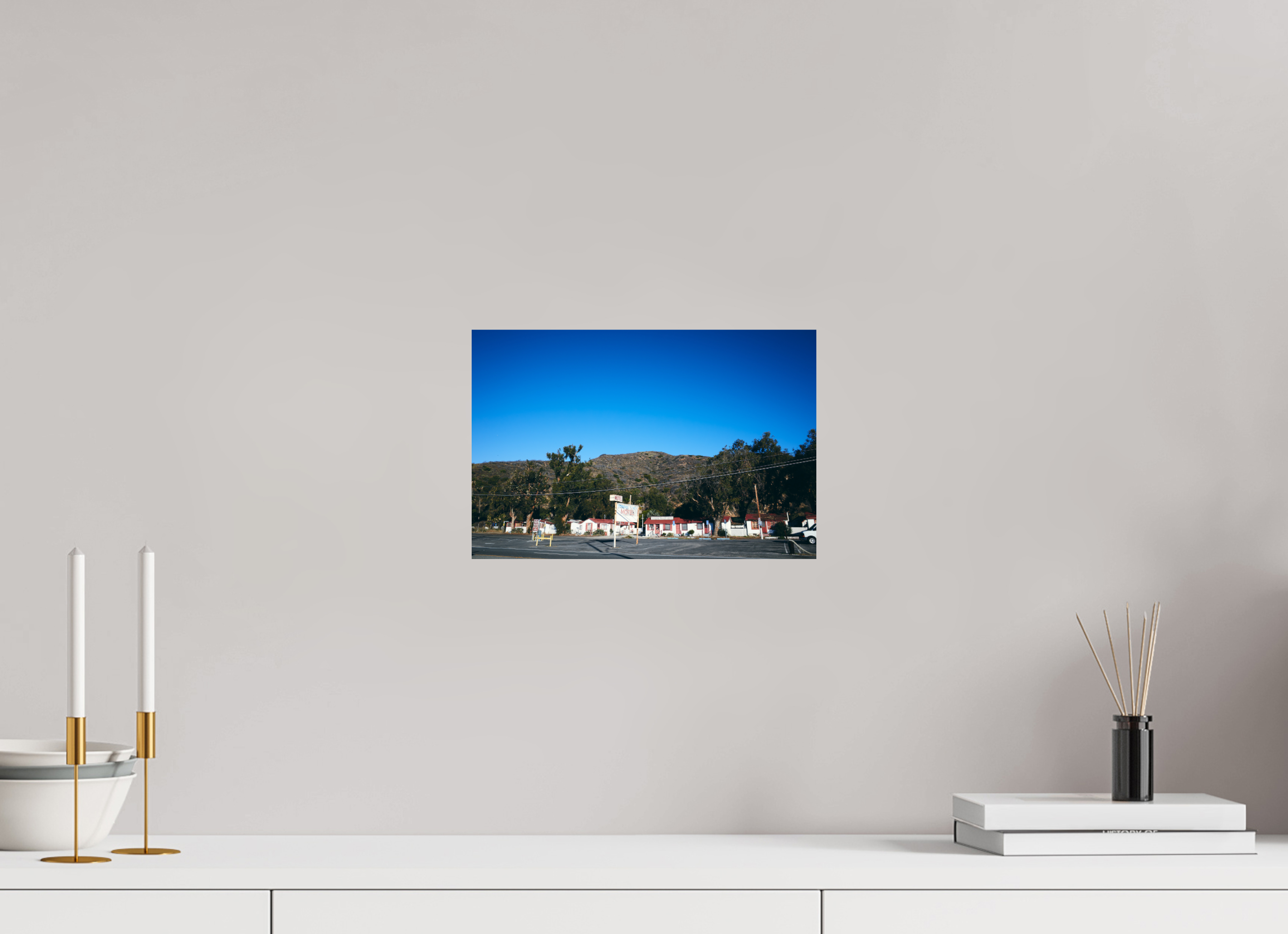 12 x 8″, Print Only topanga motel